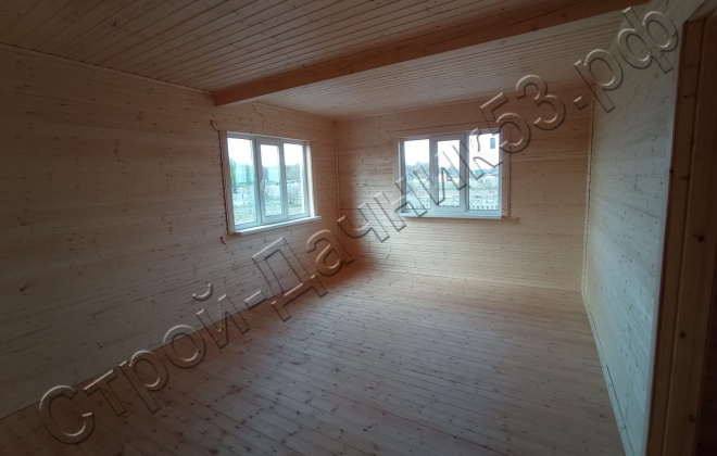 4 Брусовой дом ОД–14, 7×8, 56М², Ленинградская область, Волосовский район, деревня Торосово (11)